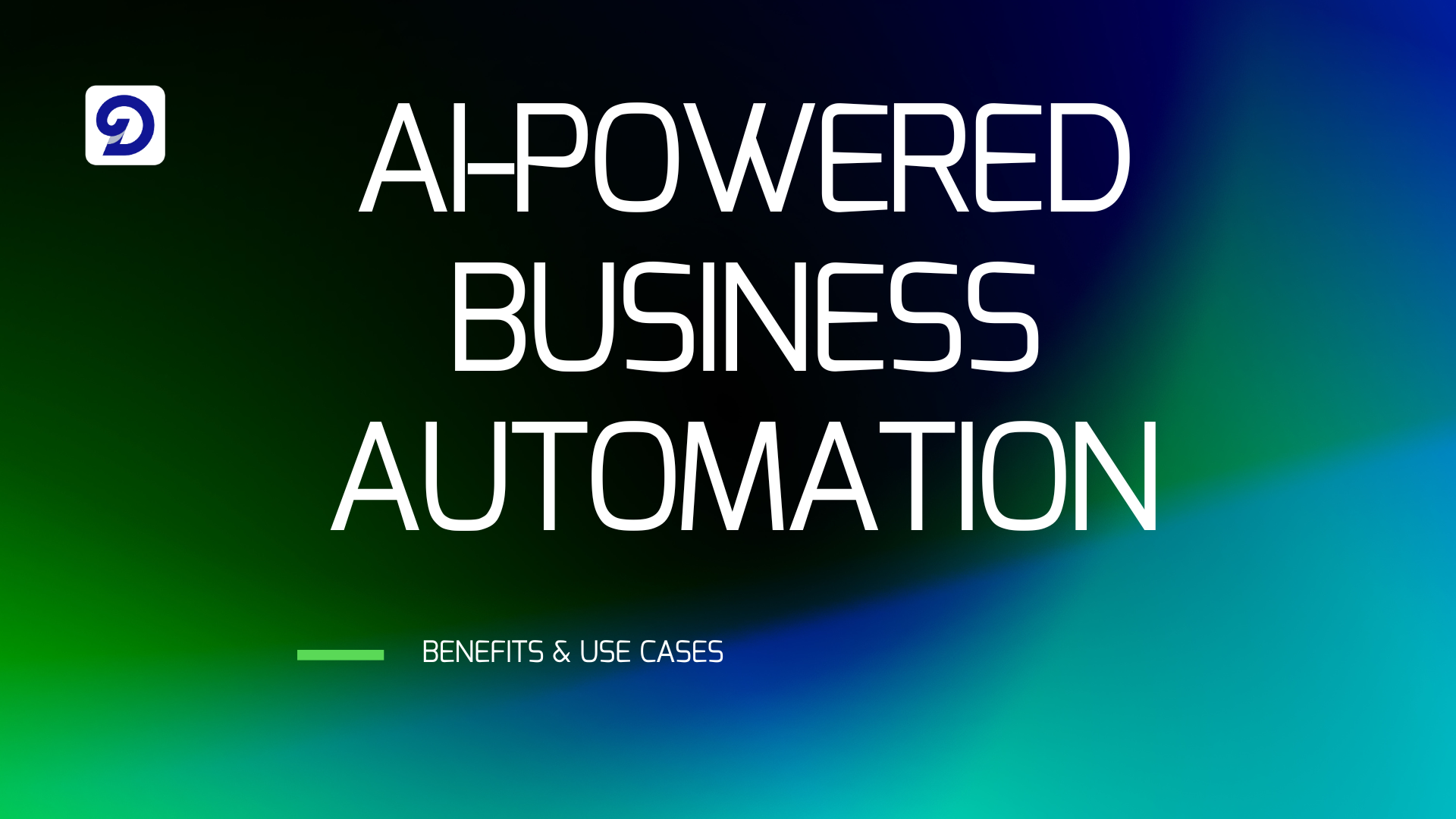 An image showing the title "AI-Powered Business Automations"