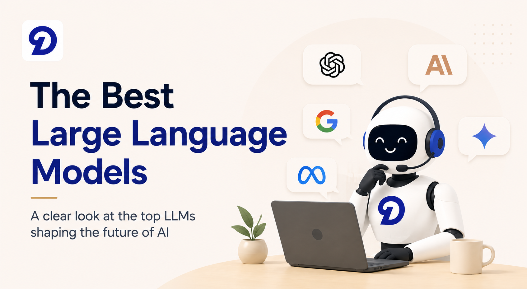 An image showing a description of the best large language models