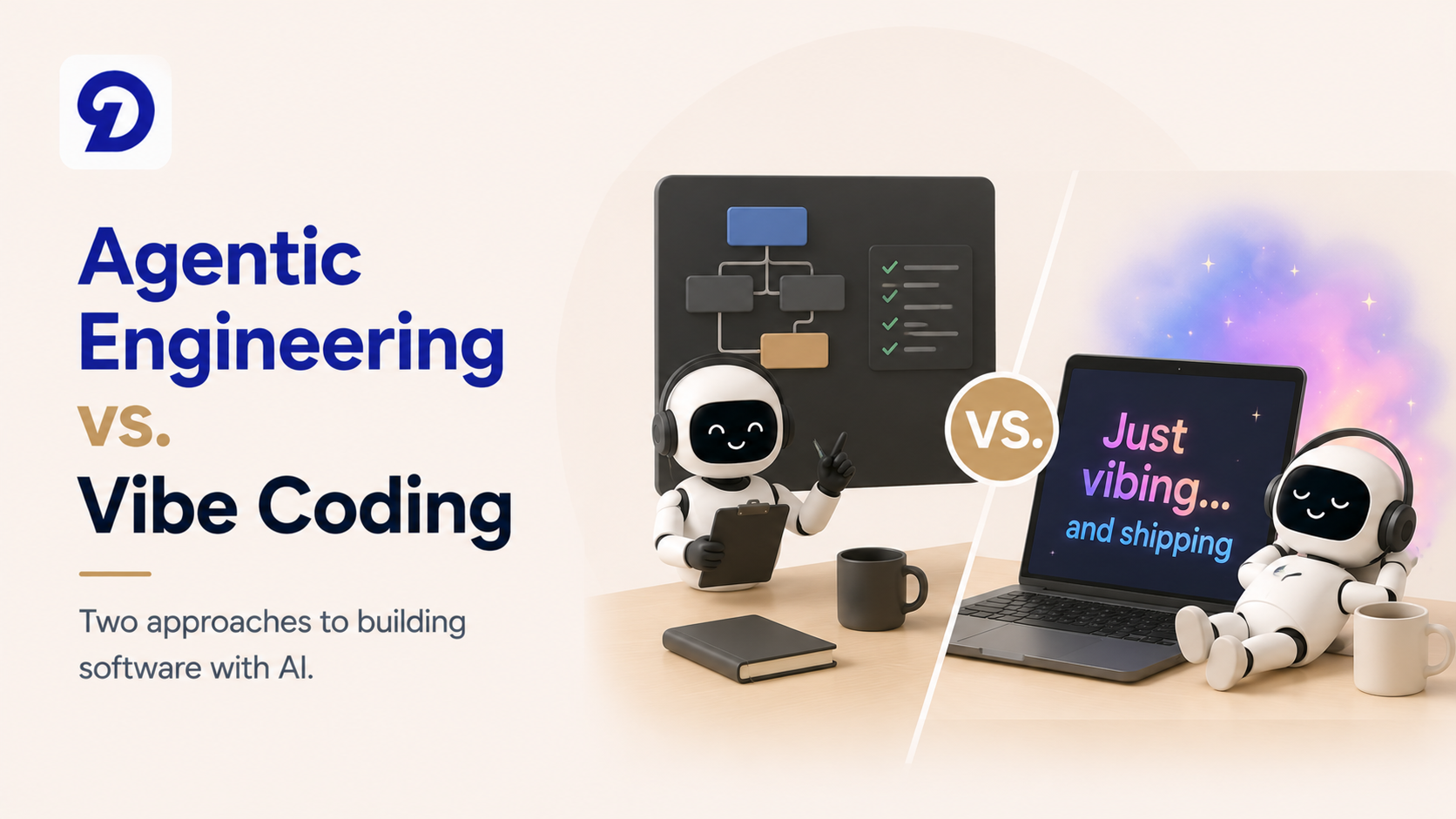 An image of the term Agentic engineering vs vive coding